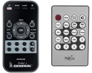 Télécommande pour Soundmaster IR3000DAB-pocket-simple
