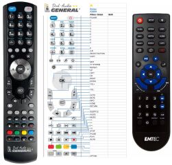 Télécommande pour Emtec K300H-G-dvd