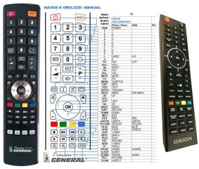 T&eacute;l&eacute;commande pour Orion CLB32B895DS-premium