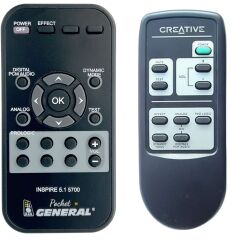 Télécommande pour Creative INSPIRE-6460-pocket-simple